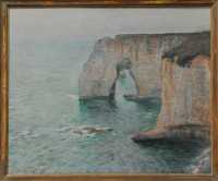 021 Monet - Etretat. La Manne-Porte (1855)