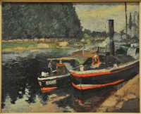33 Camille Pissarro - Berges à Pontoise (1876)
