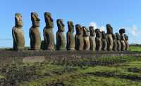 14 Les 15 Moai de Tongariki (Après-midi)