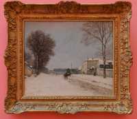 35 En hiver, effet de neige (Port Marly, 1876) Alfred Sisley