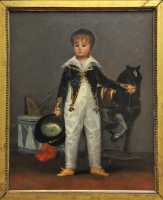36 Goya - José Costa y Bonells en cosume militaire & coiffé à la Napoléon (1810±)