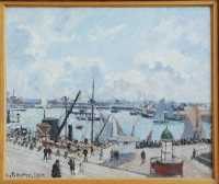 14 Pissarro - L'Avant-Port du Havre. Matin. Soleil. Marée montante (1903)