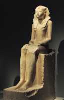 055 Hatshepsut assise (18° dyn. 1479-1458) Templ de Deir el Bahari. Thèbes