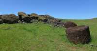 25 Moai renversés & Pukao