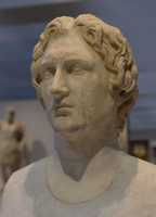 046 Alexandre le Grand - copie romaine (± 130) d'un portrait de bronze par Lysippe