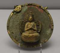 112 Senju Kannon (Avalokitesvara) Pendentif (Bronze doré) Période Kamakura (14°s)