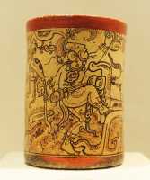 035 Vase Maya - Scène mythologique - Mexique ou Guatemala (8°s)