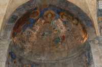 23 Christ en gloire, Marie & Jean baptiste - Fresque byzantine de l'église des croisés (12°s)