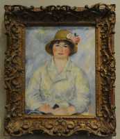 097 Renoir - Portrait de sa femme Aline Charigot (1885)