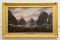 44 Milford Sound N-Z. (Eugene von Guérard) 1877-79