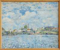 10 Sisley - La Seine au Point-du-jour (1877)