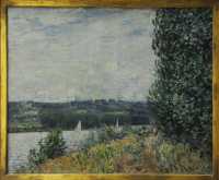 44 Alfred Sisley - La Seine à La Bouille (1894)