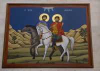 10 Saint Theodore d'Amase et Theodore Stratelates (sans doute le même) -  Eglise grecque du puits de Jacob à Naplouse