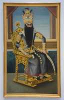 135 Fath Ali Shah , souverain quadjar (± 1805) Attribué à Mihr Ali
