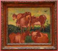 42 Les Vaches - Vincent Van Gogh