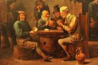 11 David Teniers - Partie de cartes dans une auberge (détail)