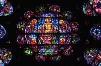 17 Transept Sud - Ressuscité & les 4 évangélistes