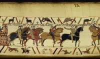 13 - Guy de Ponthieu conduit Harold à Guillaume de Normandie