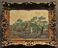07 Vincent Van Gogh - Femmes cueillant des olives (1889)