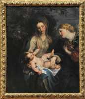 22 Van Dyck - Vierge & enfant & Sainte Catherine d'Alexandrie (1625±)