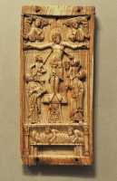 06 Ivoire (Amalfi 1100) Crucifixion et sépulture