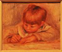 159 Renoir - Coco écrivant