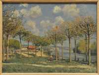 18 Sisley - La Seine à Bougival (1876)