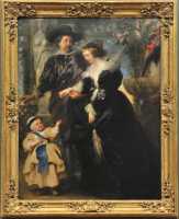 20 Pierre Paul Rubens avec sa femme Helena Fourment et leur fils Pierre Paul (1640±)