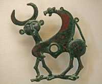 129 - Luristan - Plaque de mors - Bronze (± 700)
