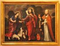 71 Bon pasteur avec Ste Madeleine & François de Sales (Benoît Alhoste) 1658