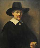 23 Rembrant - Homme tenant des gants (1640±)