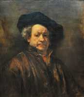 24 Rembrant - Autoportrait (1660)