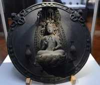110 Kannon (Avalokitesvara) Pendentif (Bronze doré) Période Kamakura (1275)
