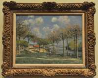 17 Sisley - La Seine à Bougival (1876)