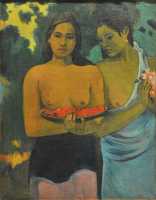 25 Paul Gauguin - Deux tahitiennes (1899)