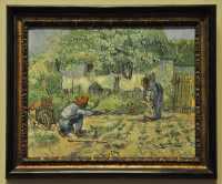 10 Vincent Van Gogh - Premiers pas (d'après un tableau de Millet) - (1890)