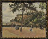 34 Camille Pissarro - Le jardin public à Pontoise (1874)